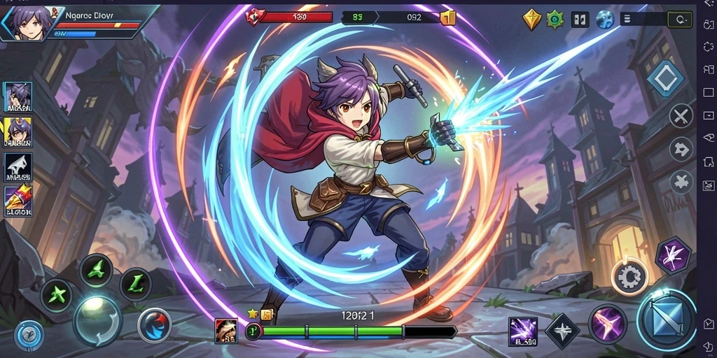 Tampilan antarmuka game yang modern dan menarik.