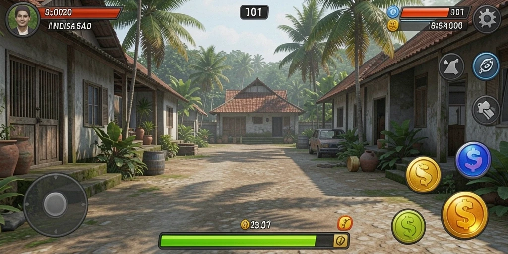 Tampilan antarmuka aplikasi yang menarik dan modern.