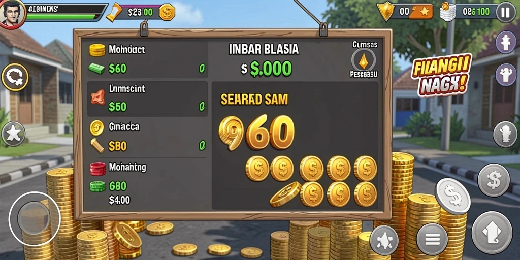 Tampilan antarmuka yang jelas dan menarik.