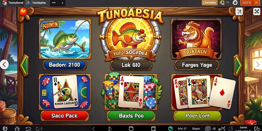 Tangkapan layar menampilkan level penuh warna dan aksi.