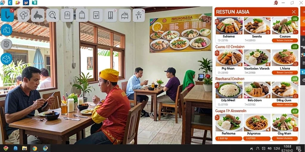 Tampilan antarmuka yang intuitif dan menarik.