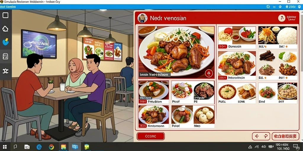 Tampilan utama FIONA77 yang menarik dan intuitif.