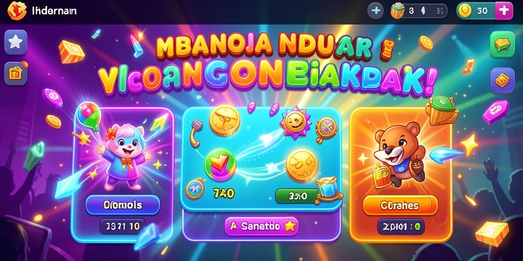 Tampilan antarmuka utama game HIT9 yang menarik.