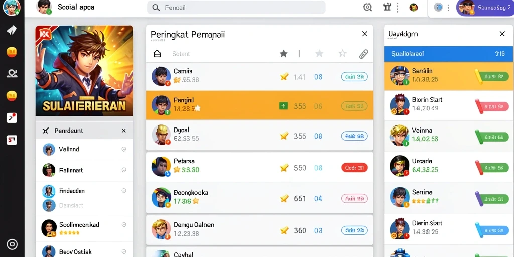 Tampilan utama aplikasi HP777 yang menarik dan interaktif.