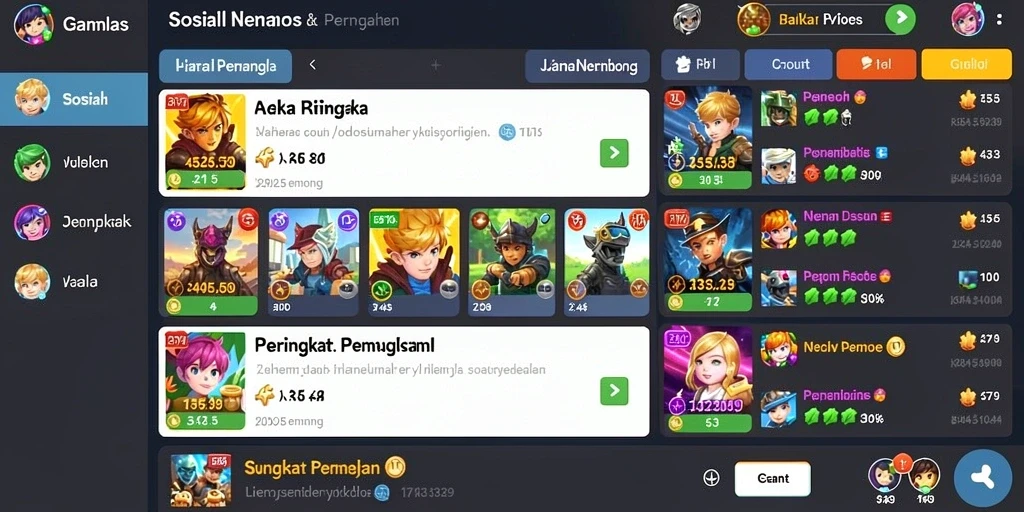 Tampilan antarmuka yang mudah digunakan dan menarik.