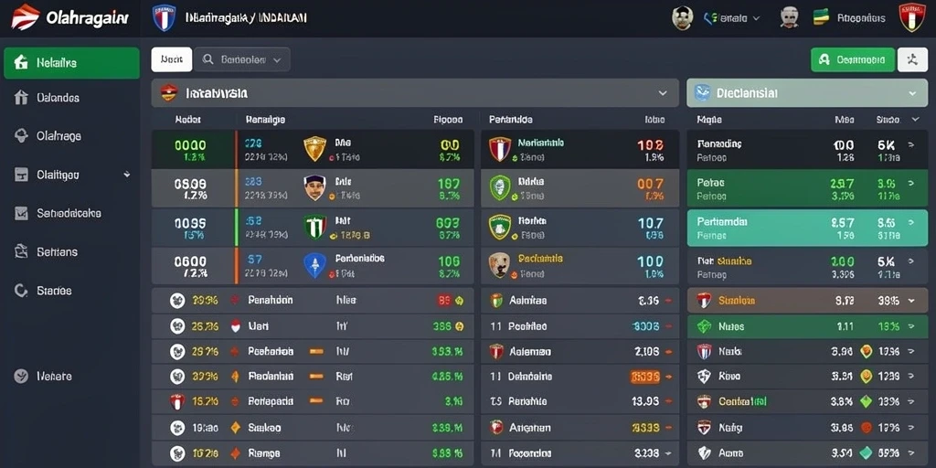 Screenshot aplikasi LUCK365 menampilkan halaman utama dengan berbagai pilihan permainan.