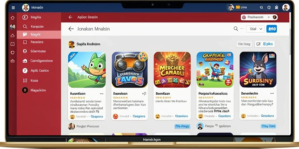 Tampilan antarmuka yang menarik dan intuitif.