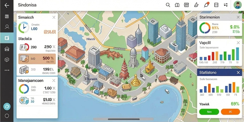 Screenshot permainan slot yang menampilkan grafis menarik.