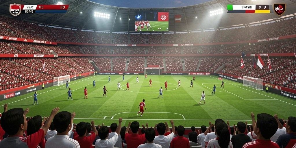 Menampilkan grafik penuh warna dari mesin slot pertama.