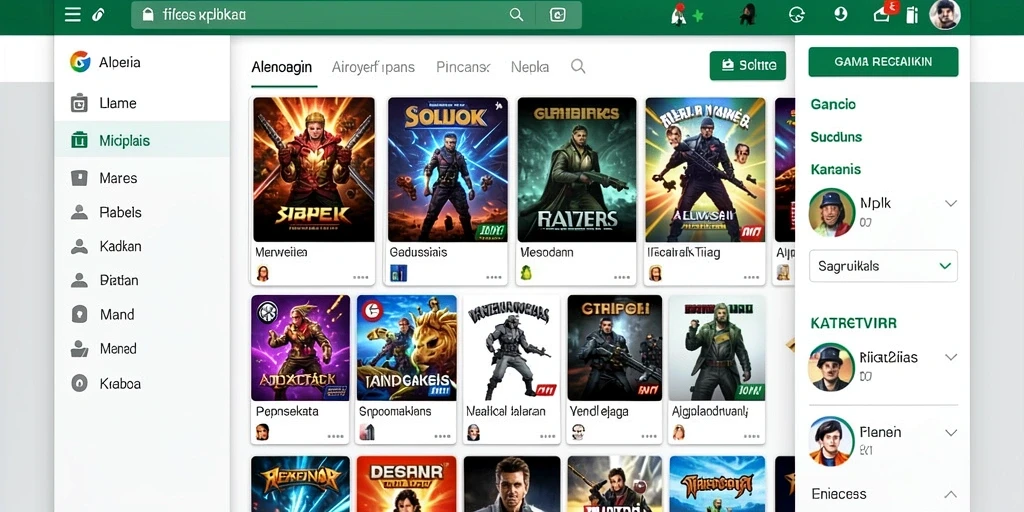 Screenshot menunjukkan antarmuka utama X78 yang menarik.