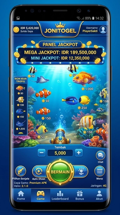 Galeri pratinjau visual jonitogel build APK resmi terbaru